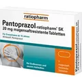 Produktbild: Pantoprazol-ratiopharm SK 20 mg 7 St