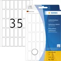 Produktbild: 2-60x HERMA Vielzweck-Etiketten, 12 x 30 mm, weiß, Großpackung SPARE BIS ZU 55%