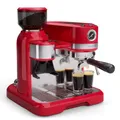 Produktbild: Klarstein Bella Café Espressomaschine | Vintage | Mahlwerk | 19 bar | Milchschaum | Druckmesser | 1150 W 10046429