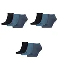 Produktbild: PUMA 9 Paar Sneaker Invisible Socken Gr. 35-49 Unisex für Damen Herren Füßlinge, Farbe:460 denim blue, Socken & Strümpfe:47-49