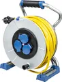 Produktbild: as-Schwabe Metall-Kabeltrommel 50m Gelbe Panzerleitung 3G1,5 230V 16A IP44