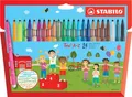 Produktbild: Filzstift - STABILO Trio A-Z - 24er Pack - mit 24 verschiedenen Farben