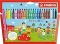 Produktbild: STABILO Fasermaler Trio A-Z 24er Karton Etui