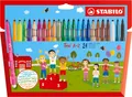 Produktbild: STABILO - Filzstift - Trio A-Z - 24er Pack - mit 24 verschiedenen Farben