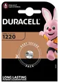 Produktbild: 4 x Duracell CR 1220 3V Lithium Knopfzelle DL1220 Batterie im 1er Blister 34mAh