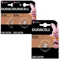 Produktbild: 3x Duracell CR1220 DL1220 Lithium Knopfzelle 3V Batterie BR 1220 CR 1220