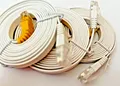 Produktbild: LAN Kabel 1m flach Cat5e Ethernet Netzwerkkabel RJ45 Patchkabel ultraflach
