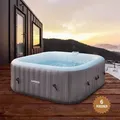 Produktbild: Arebos - Whirlpool In- & Outdoor 185 X 185 Cm Selbstauflasend Mit Heizung