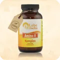 Produktbild: LebeFrischa Amino 8 Komplex - essenzielle Aminosäuren - 150 Protein Tabletten hochdosiert - 100% vegan - Germany - 50% BCAA smart