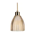 Produktbild: Pauleen 48124 Gleaming Gold Pendelleuchte max25W E27 Pendellampe Kristall-Look Glas/Gold/Messing 230V Glas