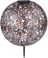 Produktbild: GLOBO LIGHTING LED Solarleuchte SOLAR, LED fest integriert, Warmweiß, Solarlampe für Garten, Toller Lichteffekt, Solarkugel mit Erdspieß