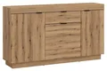 Produktbild: Sideboard Kommode mit 3 Türen 1 Schublade Coast Evoke Eiche Dekor 146 x 86 cm