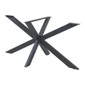 Produktbild: [en.casa] Tischbeine Oberau Tischgestell Metall für Couchtisch Beistelltisch 98 x 58 x 43 cm Tischfüße Spider Tischuntergestell Schwarz