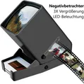 Produktbild: NEU Dia Negativ Betrachter LED Beleuchtung Vergrößerung für Fotoalbum Erinnerung