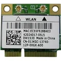 Produktbild: Dell WLAN, WiFi, Half Mini Card (1JKGC)