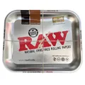 Produktbild: RAW Metal Rolling Tray Metallic Groß 34,0 x 27,5 cm I Drehtablett / Mischschale