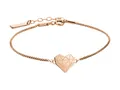 Produktbild: LIEBESKIND BERLIN Heart Bracelet, Edelstahl, IP Roségold 17 cm LJ-0330-B-17 NEU