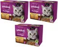 Produktbild: Whiskas Pure Delight Nassfutter für Katzen Portionsbeutel Geflügel 3x12x85 g