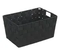 Produktbild: WENKO Aufbewahrungs Korb ADRIA S Schwarz Regal Box Ablage Organizer Bad Küche