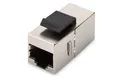 Produktbild: DIGITUS Keystone-Kupplung Cat-6 Geschirmt - 2X RJ45-Buchse - 250 MHz 1GBase-T Kl