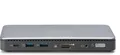 Produktbild: Digitus 11 Port USB-C Dockingstation (grau/schwarz) (DA-70917)