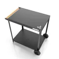 Produktbild: tuning-art GWB Grillwagen | Grilltisch | Beistelltisch | Outdoor | BBQ Servierwagen | 50 x 72 cm, Farbe:Bulle Schwarz