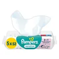 Produktbild: Pampers Sensitive Feuchttücher 260 Stück, ohne Duft, dermatologisch getestet,