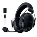 Produktbild: Razer BlackShark V2 HyperSpeed für PC - Kabelloses ultra leichtes E-Sport Gaming-Headset (280g, HyperClear Super-Breitband-Mik, TriForce Titanium 50-mm-Treiber, Bluetooth) Schwarz