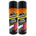 Produktbild: 2x 500ml Armor All Reifenpfleger Aerosol Schaum Politur Reifen Pfleger Tire Foam