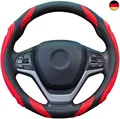 Produktbild: Auto Leder Lenkradbezug - Sport Universal 37-38cm Lenkradbezug, Anti-rutsch