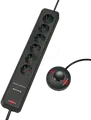 Produktbild: BRE 1159450616 - Eco-Line Comfort Switch, Steckdosenleiste 6-fach, anthrazit