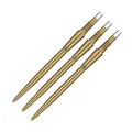 Produktbild: Target Darts Swiss Point Storm Dart Points (3er-Pack Spitzen) 26mm Gold SP – Change Dart Point, Professionelles Dart-Zubehör