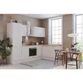 Produktbild: Respekta Eckküche Landhaus, Weiß, Metall, 1,2 Schubladen, seitenverkehrt montierbar, nur wie online abgebildet bestellbar, 280x172 cm, Made in Germany, links aufbaubar, rechts aufbaubar, Küchen, Eckküchen, Eckküchen mit Geräte