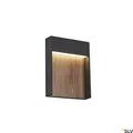 Produktbild: SLV 1002953 FLATT Outdoor LED Wandaufbauleuchte 3000K IP65 anthrazit/braun