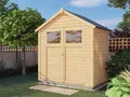 Produktbild: Gartenhaus Sylta 1 14 mm natur Gerätehaus Geräteschuppen Holz Satteldach