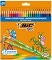 Produktbild: 24 BIC KIDS Buntstift EVOLUTION ILLUSION, radierbar, 24er Etui