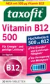 Produktbild: Taxofit Vitamin B12 500 Mini Tabletten 30 St, 4,7 g Nahrungsergänzungsmittel