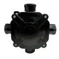 Produktbild: Abzweigdose Abzweigkasten IP67 schwarz Verteilerdose Klemmdose Feuchtraum IP 65 55