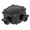 Produktbild: Abzweigdose Verteilerdose IP67 schwarz 75x75x33 Aufputz Verbindungsdose