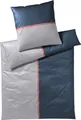Produktbild: LOESCHEN JOOP! Mako-Satin Bettwäsche-Garnitur Limit Farbe Ocean Größe 155x220+80x80
