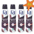 Produktbild: FA Glamorous Moments Deodorant Spray 4x150ml Orchidee aluminiumfrei 48H Schutz