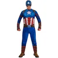 Produktbild: Rubies Offiziel Marvel Classic Captain America Erwachsenekostüm,Verkleidung für Erwachsenen,Größe Small Halloween