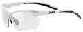 Produktbild: uvex sportstyle 802 V small - Sportbrille für Damen und Herren - selbsttönend - beschlagfrei - white/smoke - one size