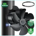 Produktbild: Ofenventilator 6 Klingen Magnetisch mit Thermometer Heizungszubehör