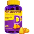 Produktbild: VIGANTOLVIT 2000 I.E. Vitamin D3 Weichgummis 60 St  PZN18199060