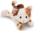 Produktbild: NICI Plüsch Katze dreifarbig 20cm, liegend GRÜN