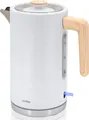 Produktbild: Briebe KT1165WHT Nordic Wasserkocher 1,7L Elektrischer Schnellkochend, BPA frei, 360° Sockel Weiß