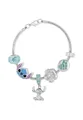 Produktbild: Disney Armband Versilbertes Stitch Charm-Armband (Set)