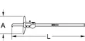 Produktbild: KS TOOLS Digital-Tiefenmessschieber 0-500mm, 580mm (300.0549)