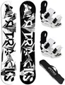 Produktbild: AIRTRACKS Damen Snowboard Set - Board BWF Lady 145 - Softbindung Master W M - SB Bag